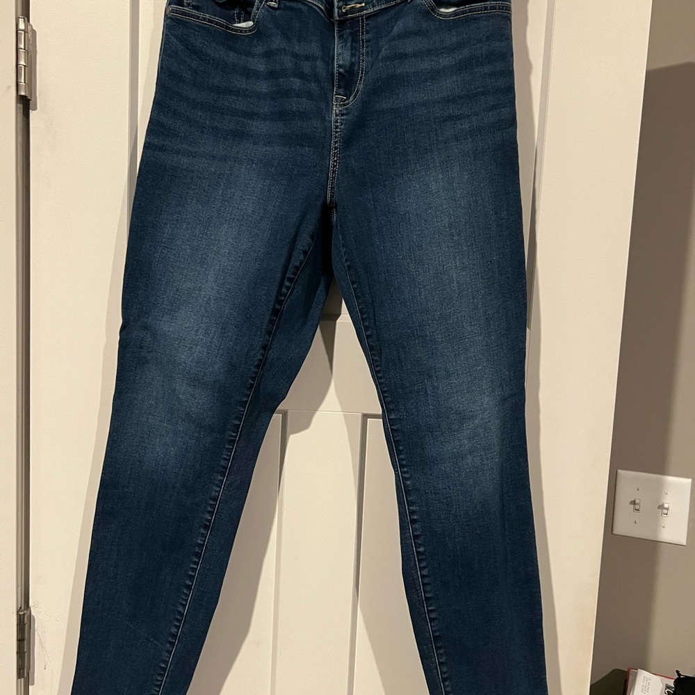 Torrid Dark Blue Skinny Jeans